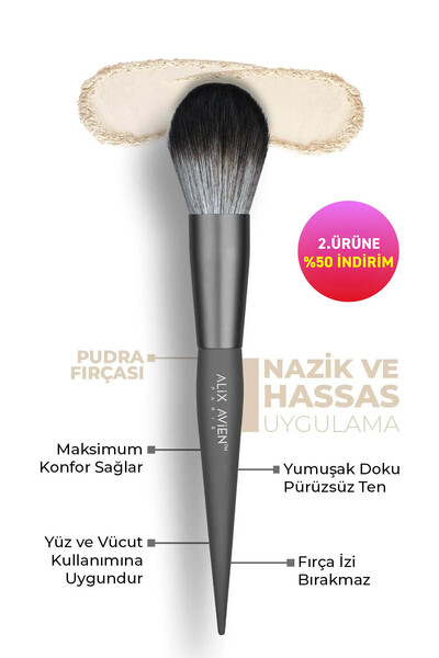 Alix Avien Pudra Fırçası - Powder Brush