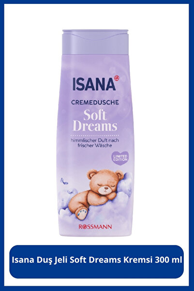 ISANA Duş Jeli Soft Dreams Kremsi 300 ml