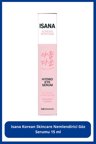 ISANA Korean Skincare Nemlendirici Göz Serumu 15 ml