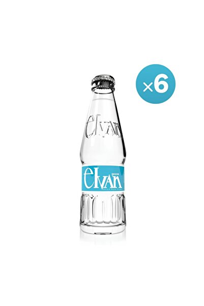 Elvan Gazoz Karışık Meyve Aromalı 250 ml 6 lı Paket Cam Şişe