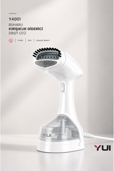 Yui Y4001 1400w 230 Ml Su Hazneli Portatif Buharlı Kırışık Giderici Dikey Ütü