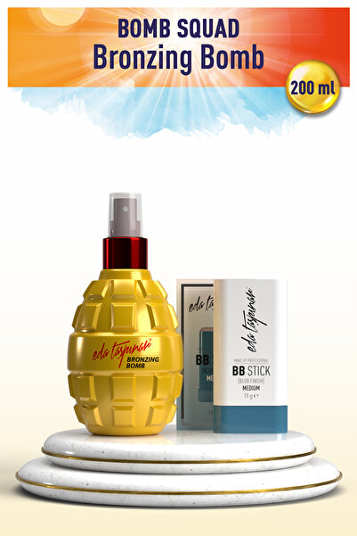 Eda Taşpınar Bronzlaştırıcı Bomb SPF0 200ml -BB Orta Boy Makyaj Stick'i