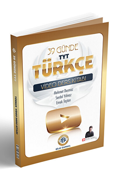 Bilgi Sarmal Yayınları Bilgi Sarmal TYT Türkçe 39 Günde Video Ders Kitabı 2027