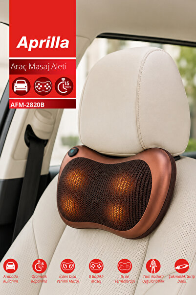 Aprilla AFM-2820B Isıtmalı Çok Amaçlı Masaj Aleti & 8 Yoğurma Başlığı & Termo...