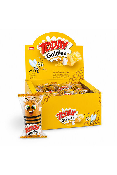 Elvan Today Goldies Ballı-Sütlü 35 Gram 24 Adet (1 Kutu)