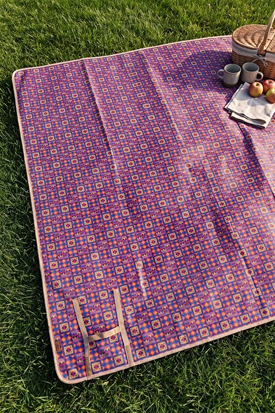 HAMUR Sıvı Geçirmez Katlanabilir 150x175 cm Bahçe Park Piknik Örtüsü Kamp Pla...