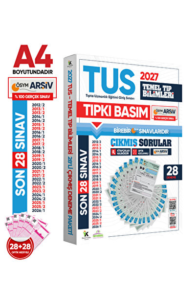İnformal Yayınları 2027 TUS Temel Tıp Bilimleri ÖSYM Çıkmış Soru Tıpkı Basım ...