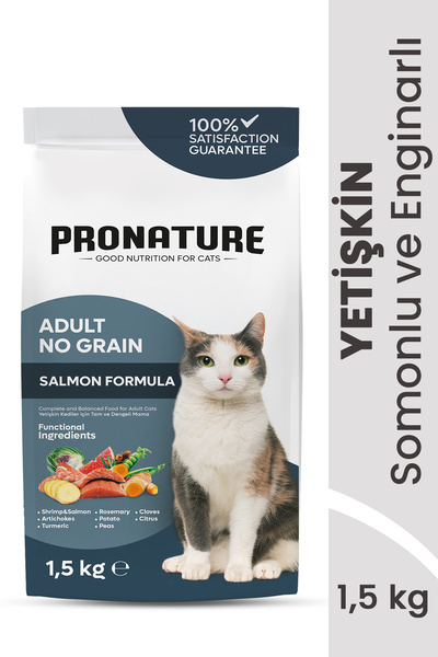 Pronature Tahılsız Yetişkin Kuru Kedi Maması (Perfect Maintenance) - Somonlu ...