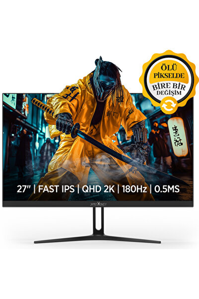 James Donkey Epic Q40 27'' 180Hz 0.5Ms QHD Fast IPS Gaming Monitör (Ölü Pikse...