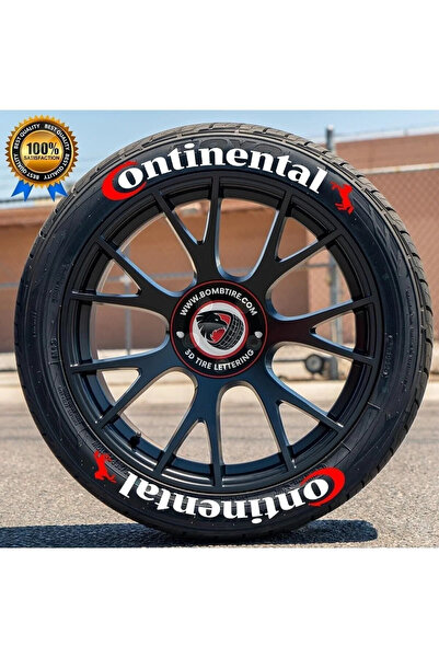 Continental Tire Lettering 2.5 cm 4 Pieces Original Product for Motorcycles a...