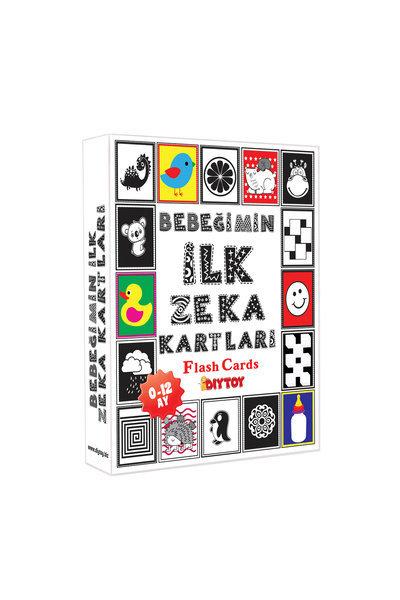 Diytoy Bebeğimin İlk Zeka Kartları Flash Cards 0-12 Ay