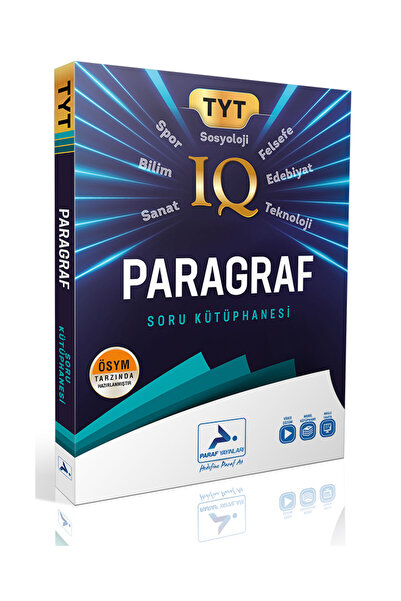 paraf yayınları TYT IQ PARAGRAF SORU KÜTÜPHANESİ