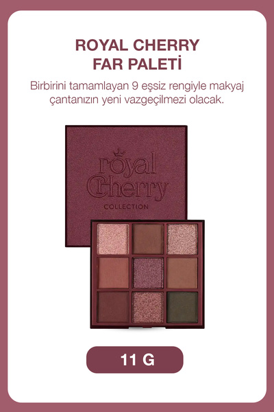 Farmasi Royal Cherry Eyeshadow Palette 9-Pack