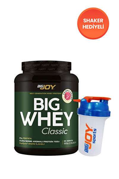 Bigjoy Sports Bigjoy Big Whey Classic Çilek Aromalı Protein Tozu 990 gr