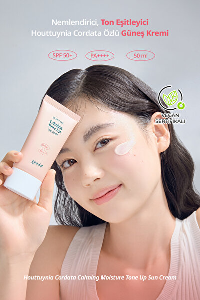 Goodal Ton Eşitleyici Güneş Kremi Houttuynia Cordata Calming Moisture Tone Up...