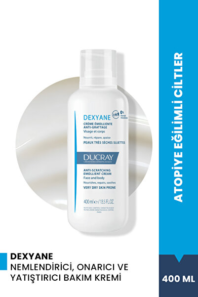 Ducray Dexyane Atopiye Eğilimli Ciltler için Kuruluk Karşıtı Nemlendirici Kre...