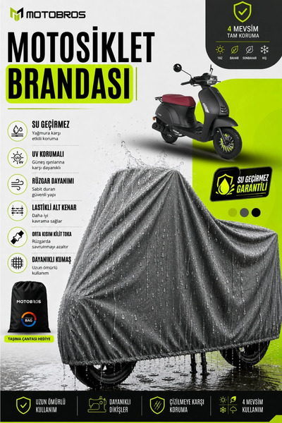 Motobros Motosiklet Brandası Motor Brandası Kuba Bluebird Uyumlu ThermoGuard-...