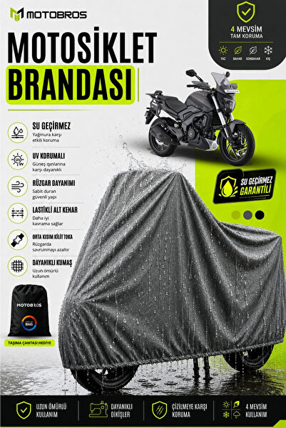 Motobros غطاء محرك الدراجة النارية من القماش المشمع، غطاء محرك متوافق مع باجا...