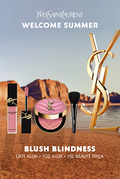 Yves Saint Laurent Blush Blindness Makyaj Seti Make Me Blush Toz Allık 93 & L...