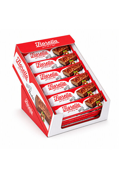 FIORELLA Çikolata Kaplamalı Gofret 26 gr 24 Adet (1 Kutu)