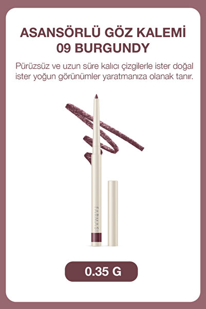 Farmasi Asansörlü Göz Kalemi | 09 Burgundy