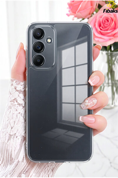 Fibaks Galaxy S26 Kılıf Şeffaf Kamerası Full Korumalı Lensler Açık Yumuşak Da...