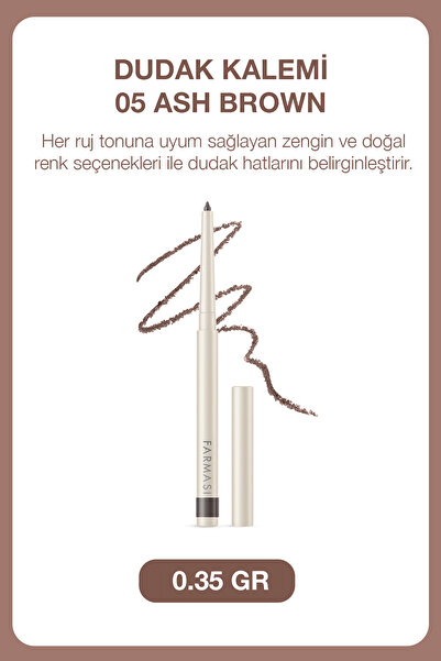 Farmasi Asansörlü Dudak Kalemi- 05 Ash Brown