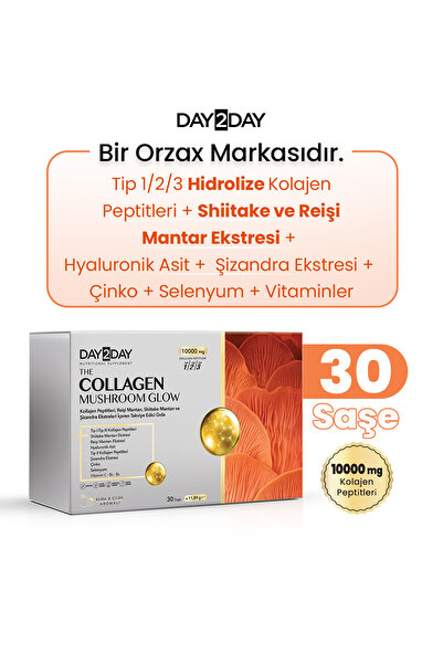 DAY2DAY Collagen Mushroom Glow 30 Saşe