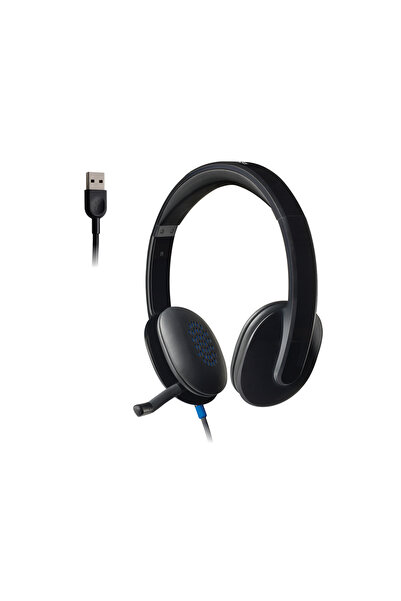 logitech H540 981-000480 USB Kablolu Siyah Kulaklık