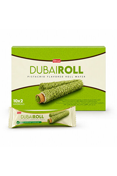 Elvan Dubai Roll Gofret 18 Gr. 10 Adet (1 Kutu)