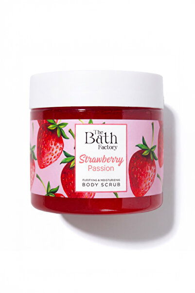 THE BATH FACTORY مقشر مرطب ومنقي للجسم - بنكهة الفراولة 300 جرام