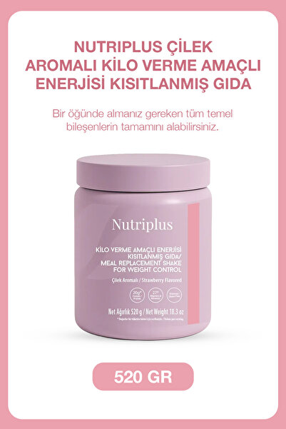 Farmasi Nutriplus Kilo Verme Amaçlı Enerjisi Kısıtlanmış Gıda Çilek Aromalı 5...
