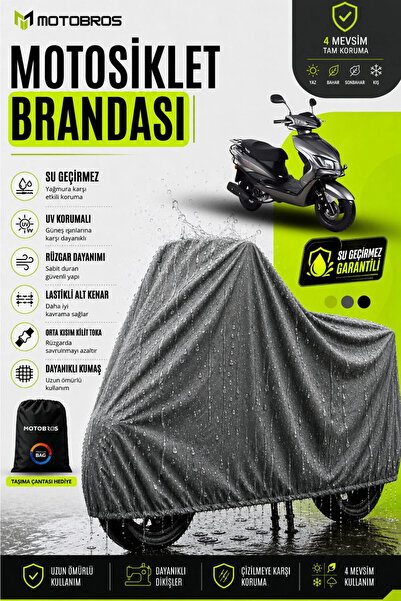 Motobros Rks Blazer Compatible Motorcycle Tarpaulin (Thickest) Fabric Lifelon...