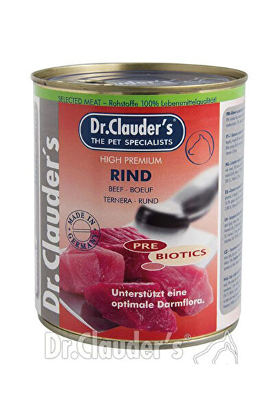 OEM Hrană umedă pentru câini, DR. Clauders cu carne de vită selectată, 800g