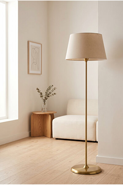 Vinner Conic Serisi Eskitme Metal Lambader – 160 cm Minimalist Dekoratif Salo...