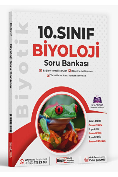 Biyotik Yayınları Biyotik Yayınları 10. Sınıf Biyoloji Soru Bankası 2027