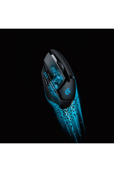 logitech G G402 Hyperion Fury 4000 DPI Ultra Hızlı 500 IPS Oyuncu Mouse, Siyah 910-004068