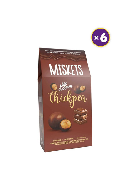 Miskets Sütlü Çikolata Kaplamalı Leblebi Draje 80 gr x 6 Adet