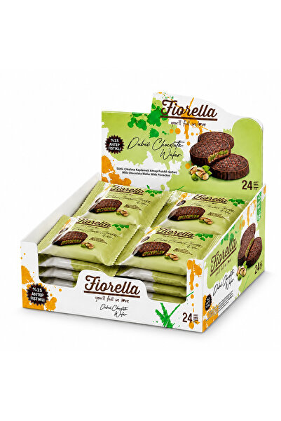 FIORELLA Crunch Dubai Çikolatalı Gofret 20 Gr. 24 Adet (1 Kutu)