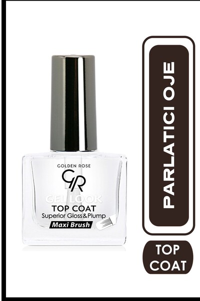 Golden Rose Parlaklık Verici Tırnak Cilası - Gel Look Top Coat 10,5 Ml G-rosej