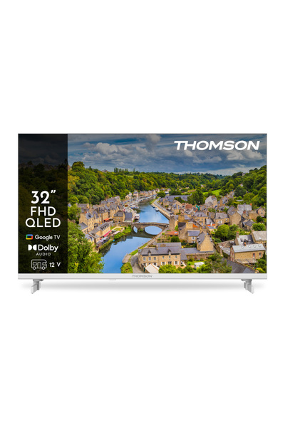 THOMSON 32FQG3S15CW 32" 80 Ekran Uydu Alıcılı FHD QLED Google Smart TV