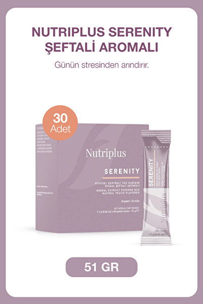 Farmasi Nutriplus Serenity Şeftali Aromalı İçecek Tozu 30 Adet | Şekersiz Tat...