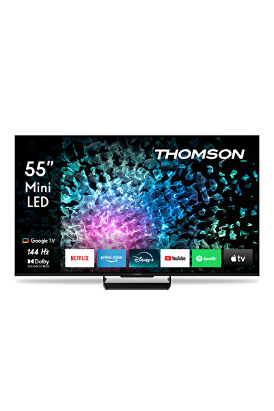 THOMSON 55MG7C15 55" 139 Ekran Uydu Alıcılı 4K Ultra HD QD MiniLED Google TV