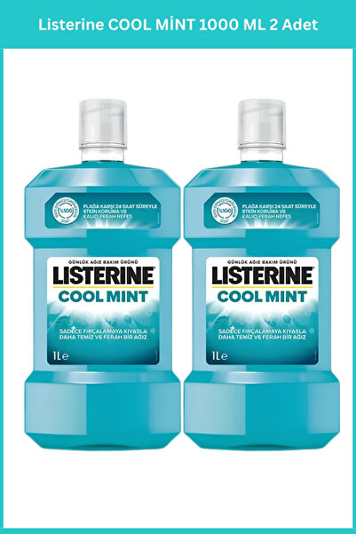 Listerine COOL MİNT 1000 ML 2 Adet
