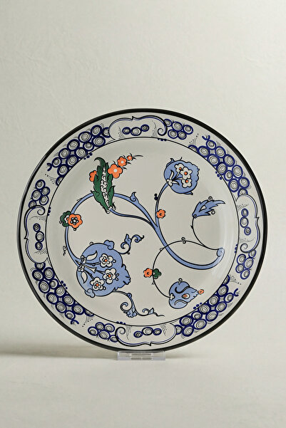 Karaca x Ömür Akkor İznik Kuş Servis Tabağı 26 cm