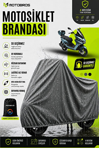 Motobros Motorcycle Tarpaulin Rks Newlight (Thickest) Fabric Lifespan Use (Bu...