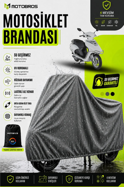 Motobros Thermoguard-X Motorcycle Cover Mondial Fury 110 (Thickest) Fabric Li...