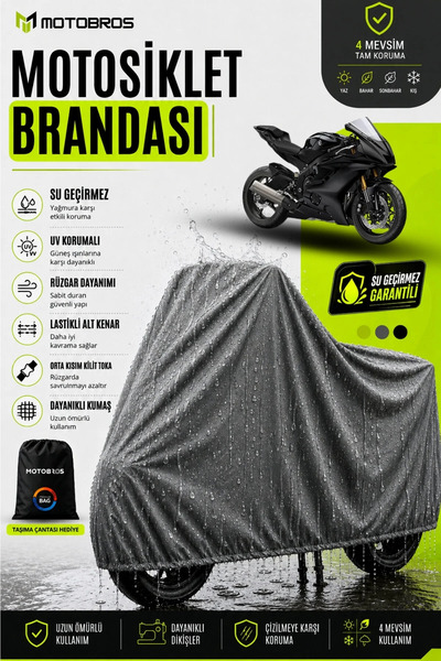 Motobros غطاء دراجة نارية ثيرموجارد-إكس لياماها آر6 (الأكثر سمكًا) قماش للاست...