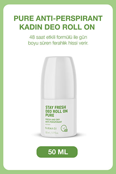 Farmasi Terleme Önleyici 48 Saat Etkili Kadın Roll On Deodorant | Pure