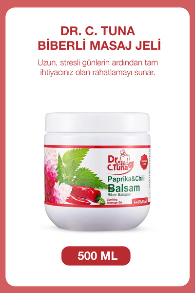 Farmasi Dr. C. Tuna Paprika & Chili Biberli Masaj Jeli 500 ml